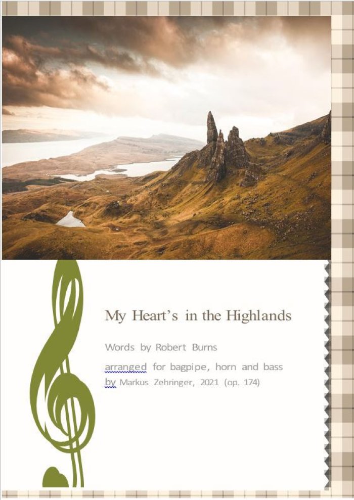 My hearts Highland titelseite