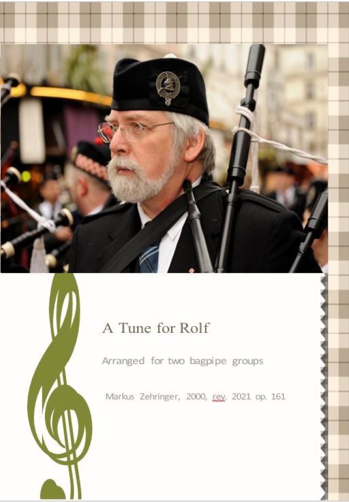 A Tune for Rolf titelseite