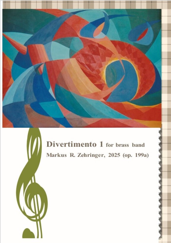 Divertiment brassband titelseite